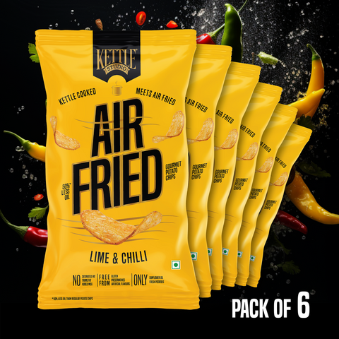AIR FRIED POTATO CHIPS LIME & CHILLI PACK OF 6