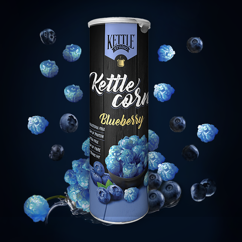 BLUEBERRY CARAMEL POPCORN